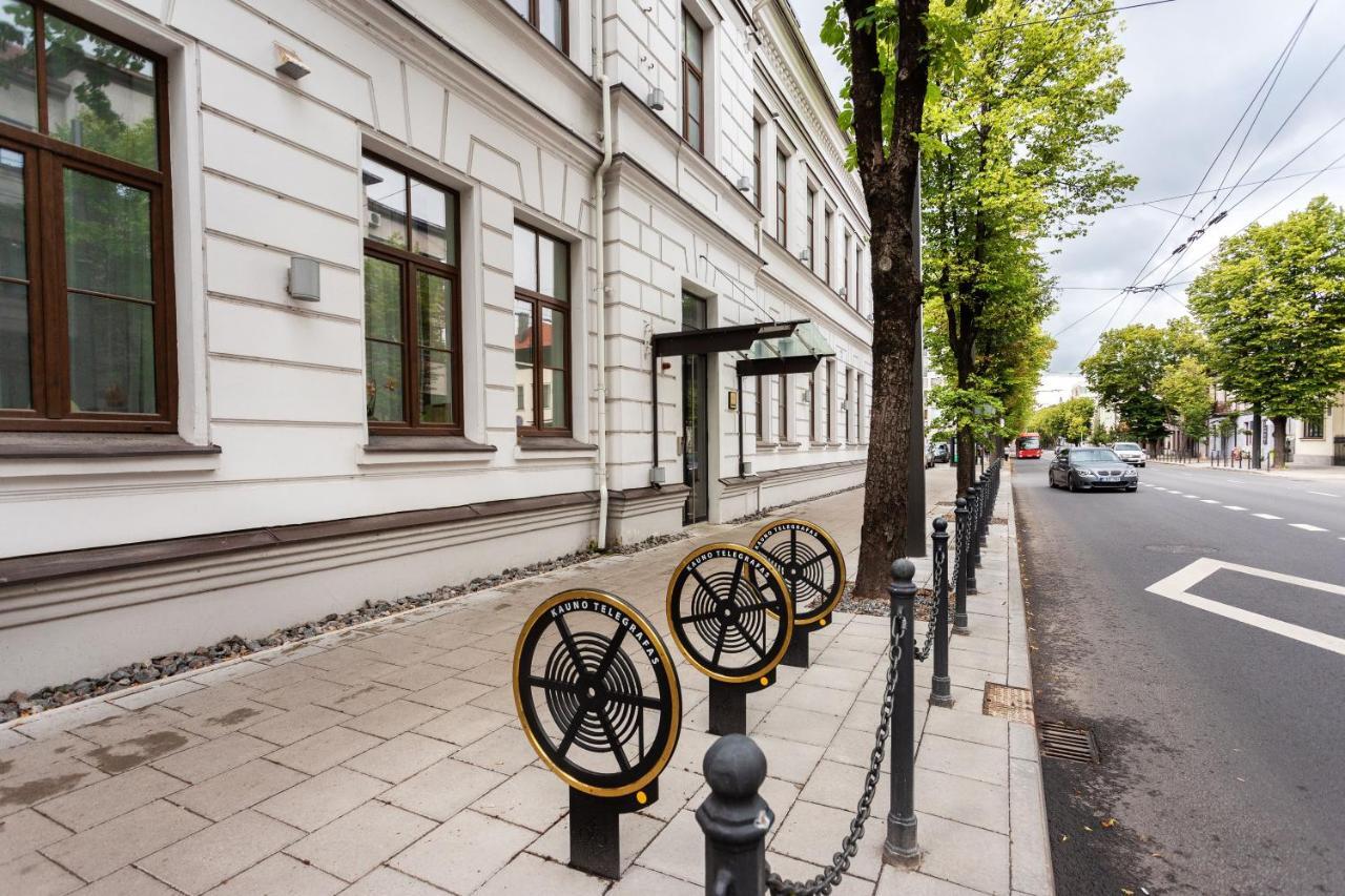 Telegrafas Lofts Centre Of Kaunas By Strazdo Telegrafas Apartment Exterior photo